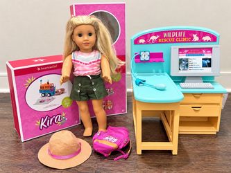 American Girl Kira Ultimate Bundle + Wildlife Rescue Clinic – $395 OBO