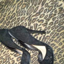 Jessica Simpson Size 8.5 Black Heels In Great Condition 