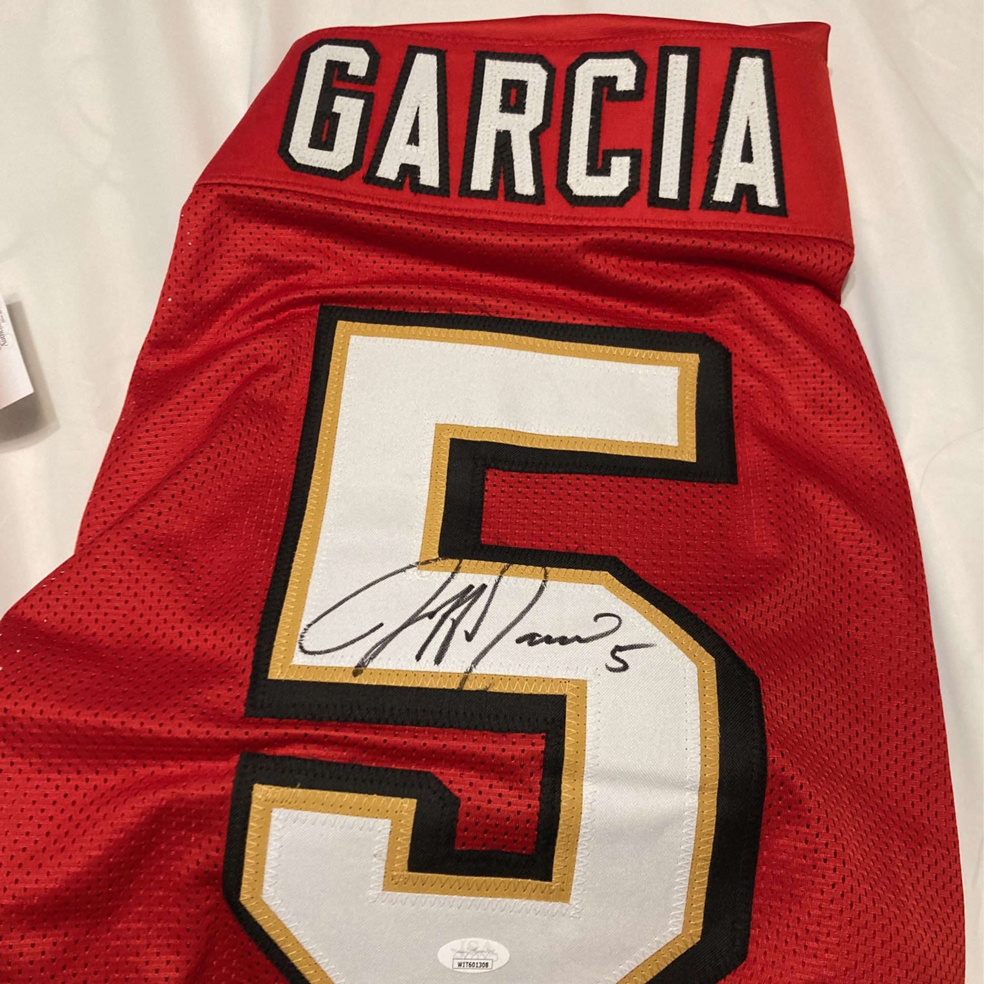 Autographed NFL Jeff Garcia Jersey