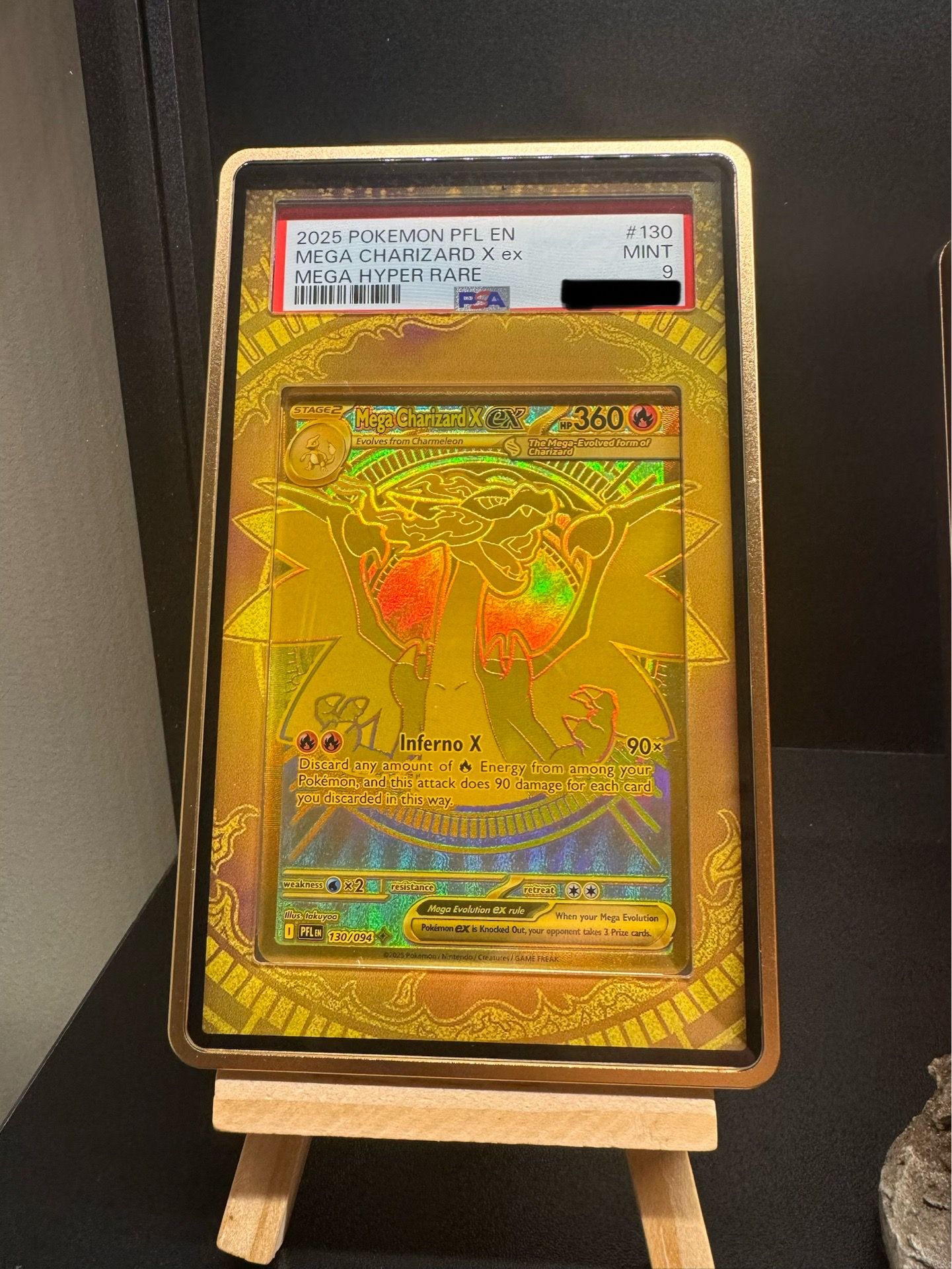 PSA 9 Mega Charizard X