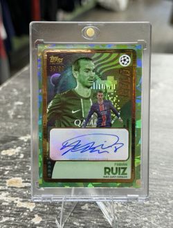 Topps 2024/25 UCC Gold Fabian Ruiz Autograph #39/99