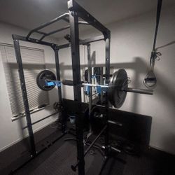Squat Cage With Pulley System