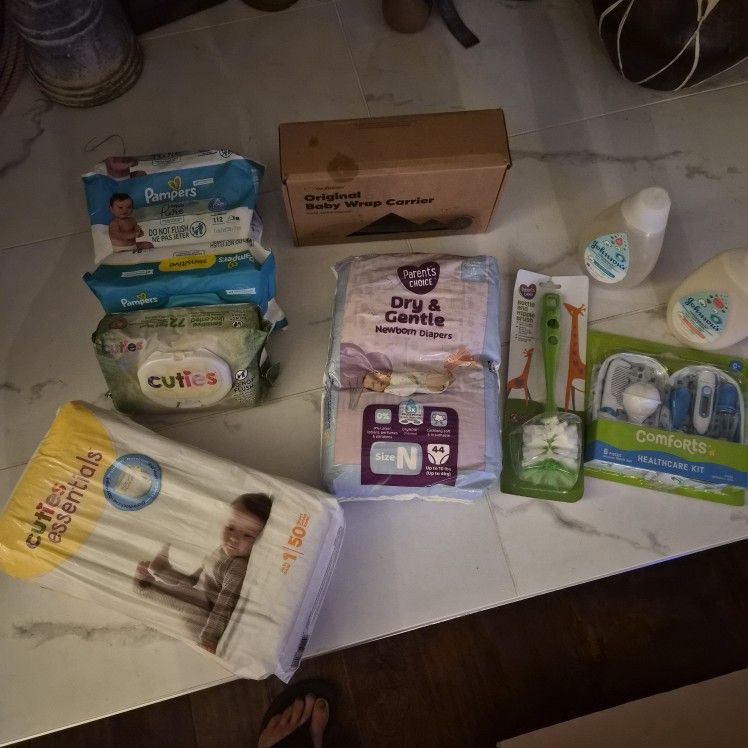 Lot Of New Baby Items