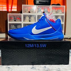 Nike Kobe 5 Protro 'Dodgers' size 12M/13.5W IO6256-400 *NOT TRADING*