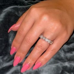 Stunning Full Eternity Moissanite Ring – 7.5ct 