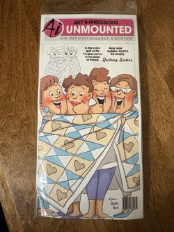 Unmounted Rubber Stamps - Quilt Set