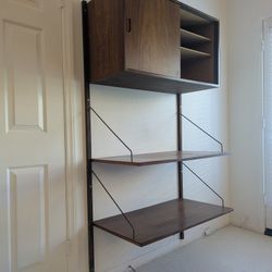 Vintage Danish Modern Wall Unit / Shelving System