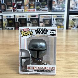 BITTY The Mandalorian Funko Pop #326 Star Wars Disney TV Show Television Pascal