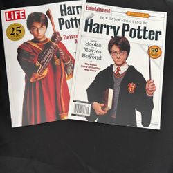 2 Harry Potter Collectible Edition Magazines