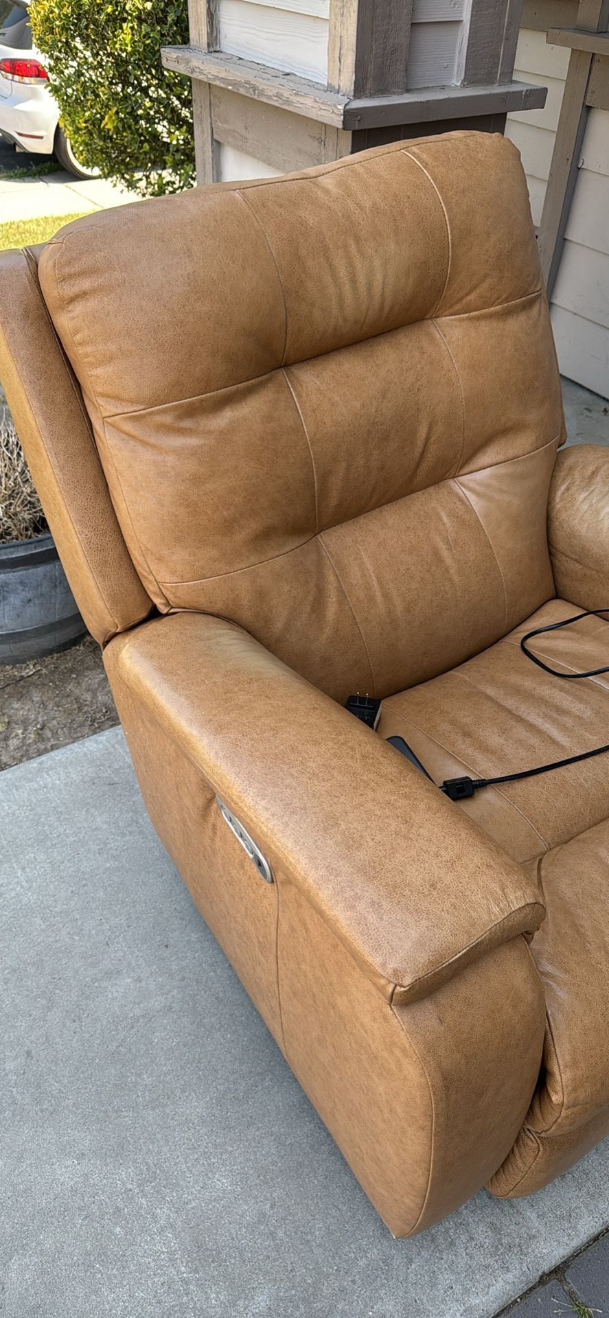 Leather Power Recliner