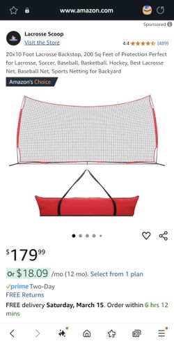 20'x10' Backstop Net