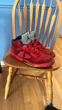 Jordan 5 Retro Red Suede Size 18