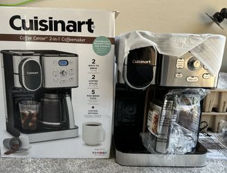 Cuisinart - 12 Cup 2-In-1 Coffee Center Coffeemaker - Black Stainless 