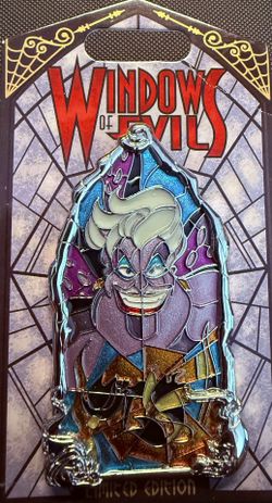 Disney Windows Of Evil Ursula
