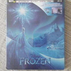 *BRAND NEW SEALED* Disney Frozen Steelbook 4K Best Buy Limited Edition (4K Ultra HD + Blu ray + Digital Code) 