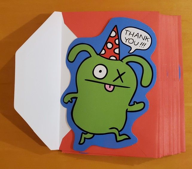 NEW Boys Birthday Thank You Postcards (Qty. 17)
