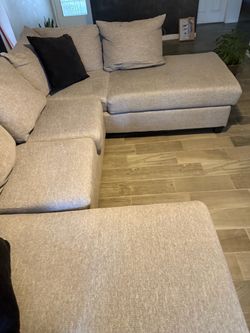 Grey sectional
