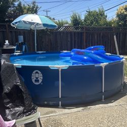 12’ Pool with New Pump 