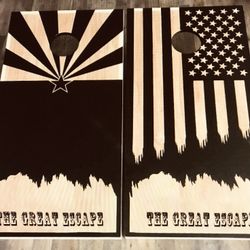 Custom Made Cornhole Boards       By Rob The  Wood Working Guy 
