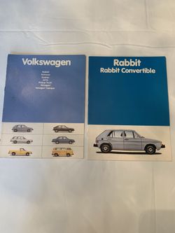 Volkswagen Dealer Brochures 1980