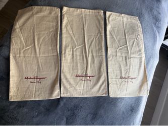Salvatore Ferragamo dust bags.Set of 3