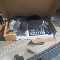 Professional Broadcasting And Recording Microphone  And Podcast Audio Mixer