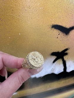 10k CZ JESUS RING