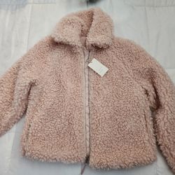  Sherpa Zip Up Jacket S And XS