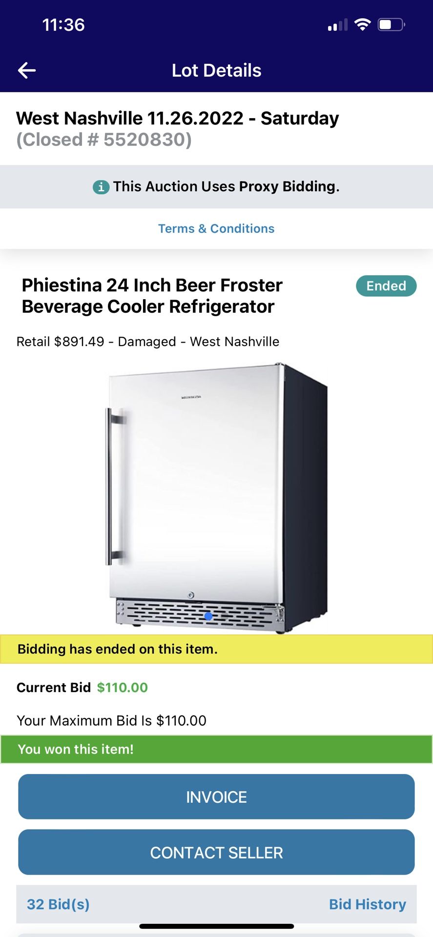 Beer Froster Beverage Cooler Refrigerator