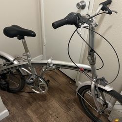 Folding bike with gears