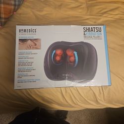 Homedic #1 Brand in Massage - Shiatsu & Vibration Massage Pillow ( with heat)