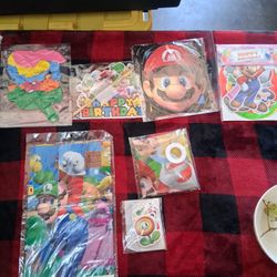 Super Mario Birthday Party Kit 