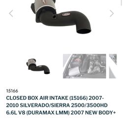 Volant Performance Closed Box Intake Duramax LMM