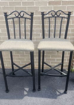 Set of bar height stools