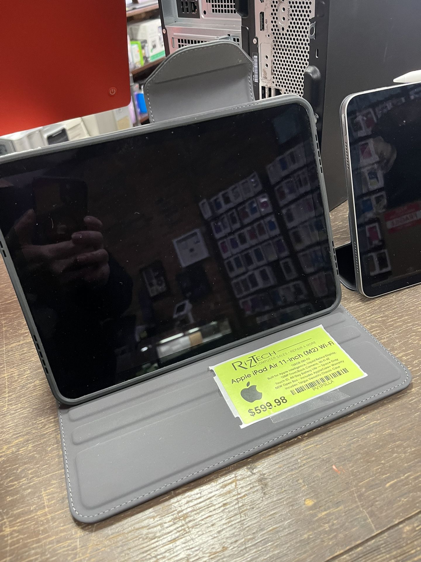 NEW Open Box includes AppleCare+ Warranty Apple iPad Air 11-inch (M2) Wi-Fi 128GB (Wi-Fi) @riztech