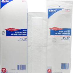 DUKAL 4074 Caliberâ„¢ Non-Woven IslandDressing, 4" x 14", Sterile