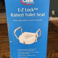 E-Z Lock Raised Toilet Seat