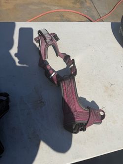 Pink and Black Dog Harness