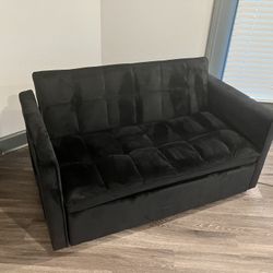 Black Pullout Couch/Bed