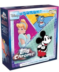 2026 Topps Chrome Disney Trading Cards Box
