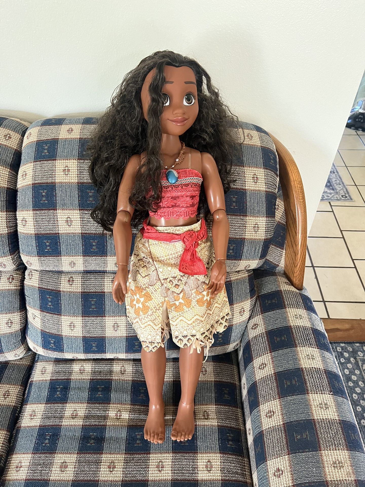 Disney Princess Moana My Size Jointed Posable Doll