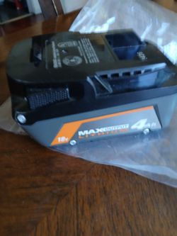 18v ridgid battery max Output Lithium 4.0ah