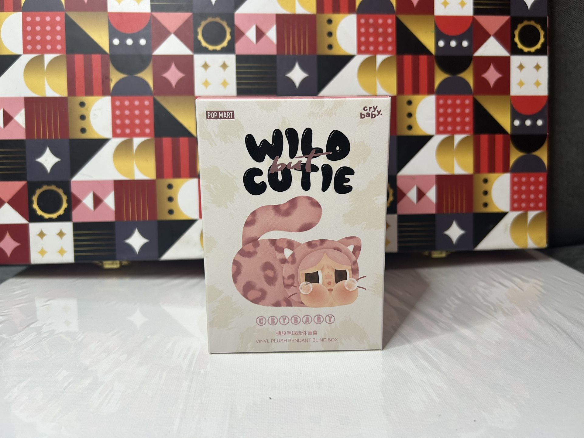 Pop Mart Crybaby “Wild But Cutie” – Pink Cutie Vinyl Plush Pendant – NEW Sealed Blind Box