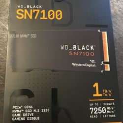 WD Black Gaming SSD 1TB Gen 4 M.2 2280