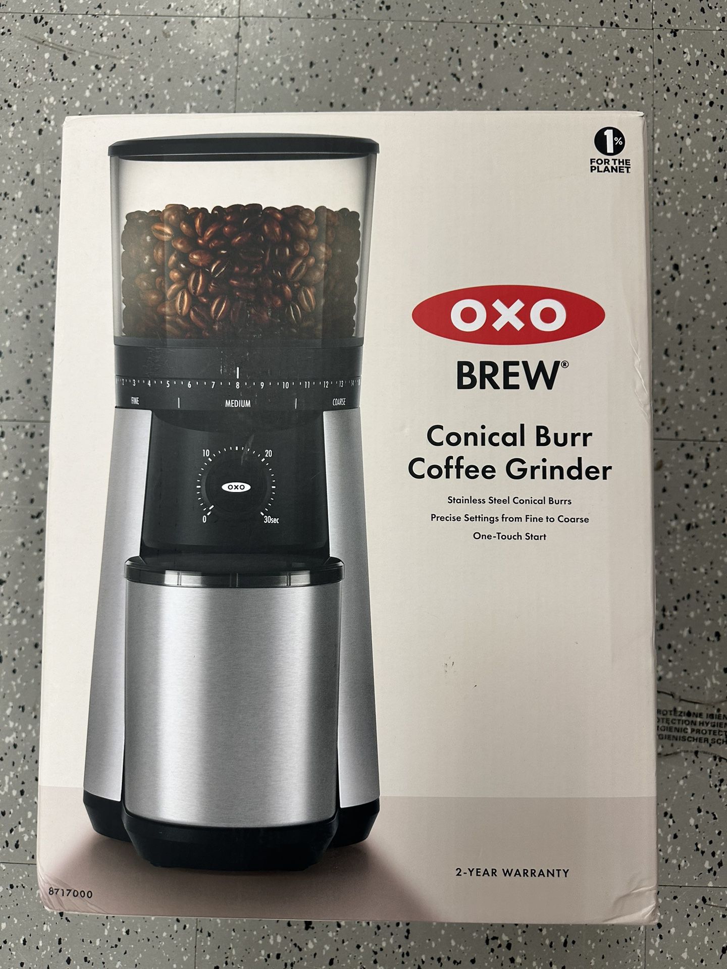 OXO Brew Conical Burr Coffee Grinder 