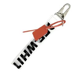 Off-white Industrial Wrist strap Keychain Lanyard