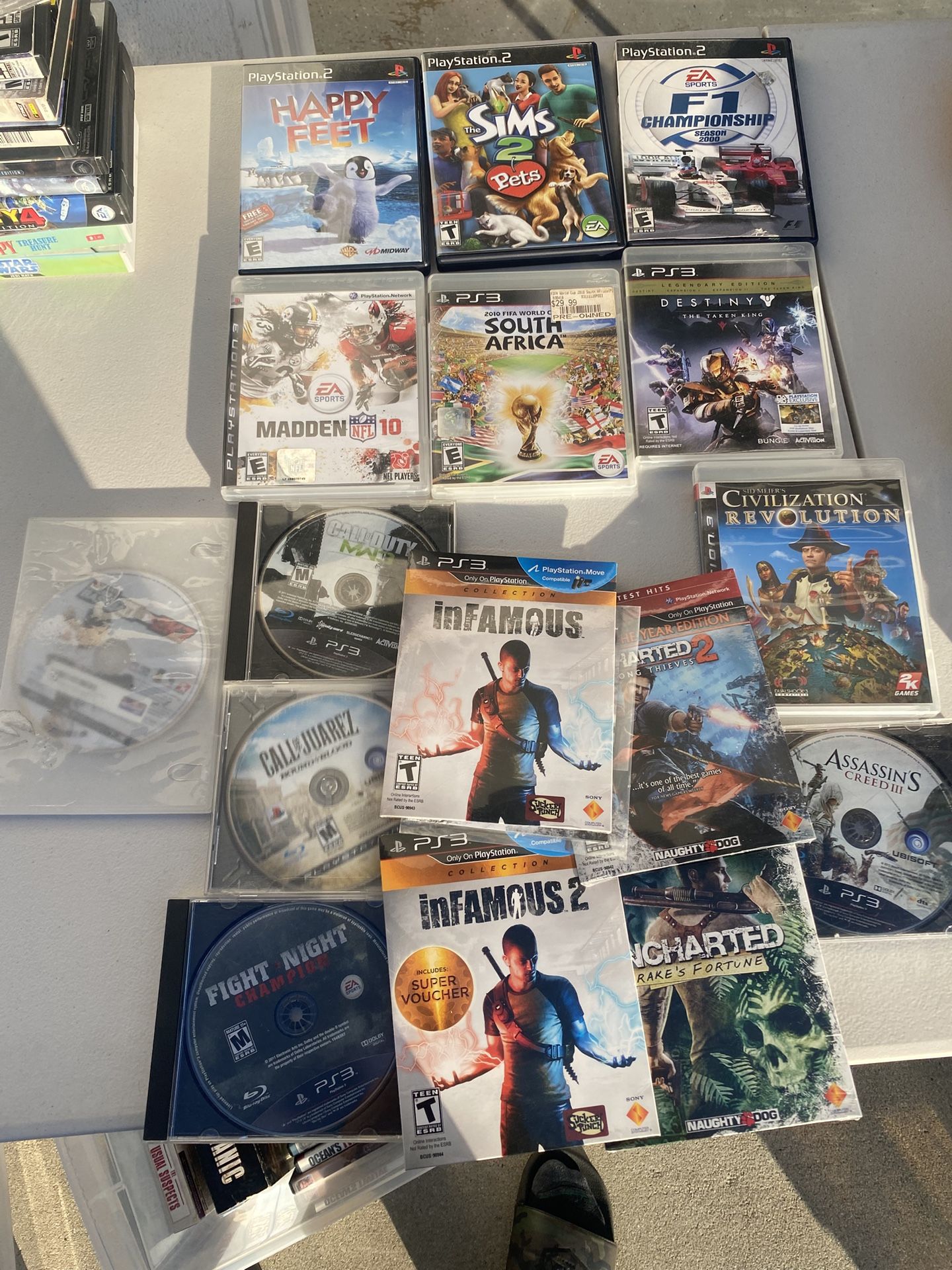 PlayStation PS2 PS3 Video Games Lot