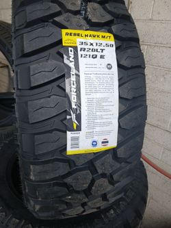 New set of tires forceland Mt 35 1250 20 lt
