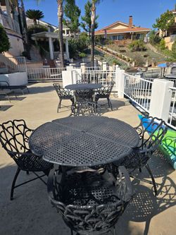 Vintage Iron Patio Set