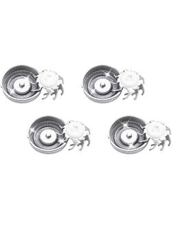 4 PK Shaver Head Replacement Blades Compatible For Pitbull, Palm & Skull Shavers